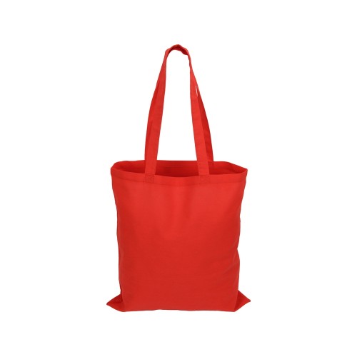 Купить Сумка для шопинга Carryme 140 хлопковая, 140 г/м2, красный с нанесением логотипа