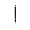 Купить Ручка-стилус шариковая Charleston, черный, черные чернила с нанесением логотипа