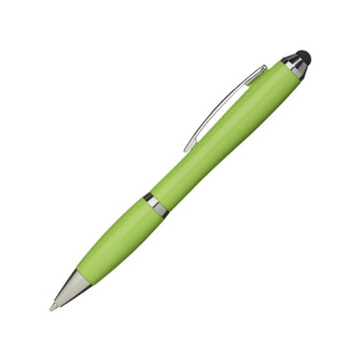 Купить Ручка-стилус шариковая Nash, лайм с нанесением