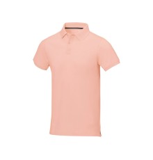 Calgary мужская футболка-поло с коротким рукавом, pale blush pink
