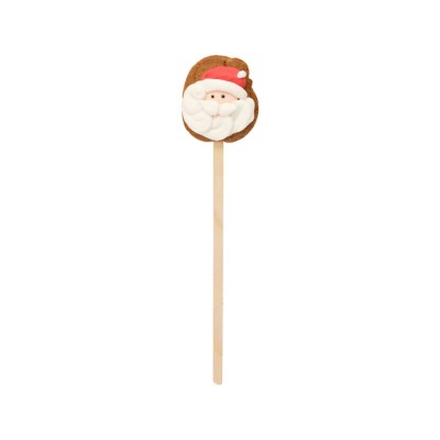 Купить Печенье медовое Дед мороз на палочке 15 гр с нанесением логотипа