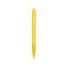 Купить Ручка пластиковая шариковая Diamond, желтый с нанесением логотипа