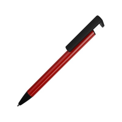 Купить Ручка-подставка шариковая Кипер Металл, красный с нанесением