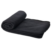 Плед Huggy в чехле 150 x 120 см - сплошной черный