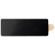 Купить USB 2.0- флешка на 32 Гб c подсветкой логотипа Hook LED, темно-серый, синяя подсветка с нанесением логотипа