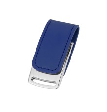 Флеш-карта USB 2.0 16 Gb с магнитным замком Vigo, синий/серебристый