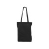 Купить Складывающаяся сумка Skit из хлопка на молнии, черный с нанесением логотипа