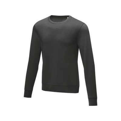 Купить Мужской свитер Zenon с круглым вырезом, storm grey с нанесением логотипа
