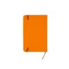 Купить Блокнот А6 CORAL в твердой обложке из кожзама, оранжевый с нанесением логотипа