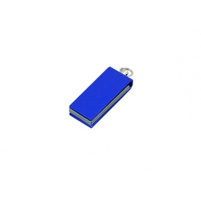 Купить Флешка с мини чипом, минимальный размер, цветной корпус, 8 Гб, синий с нанесением
