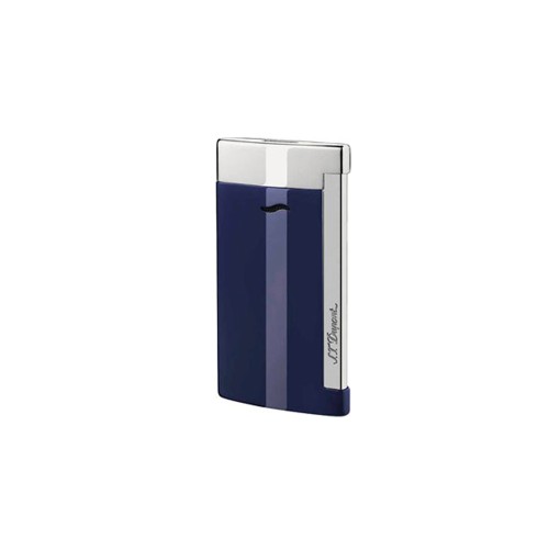 Купить Зажигалка Slim7. S.T.Dupont, синий/серебристый с нанесением логотипа