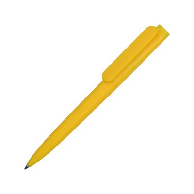 Купить Ручка пластиковая шариковая Umbo, желтый/черный с нанесением