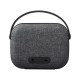 Купить Динамик Bluetooth с тканым материалом, черный с нанесением логотипа