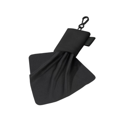 Купить Очищающая салфетка Neat из микрофибры в чехле, черный с нанесением логотипа