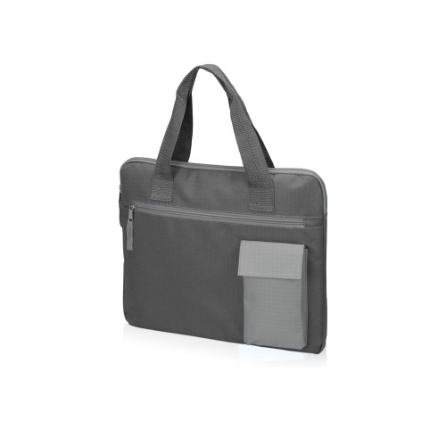 Купить Конференц сумка Session, серый/светло-серый с нанесением логотипа