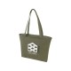 Купить Weekender эко-сумка из переработанного материала Aware™ плотностью 500 г/м² - Зеленый с нанесением логотипа