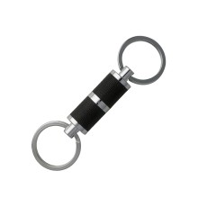 Брелок Advance. Hugo Boss, черный/серебристый