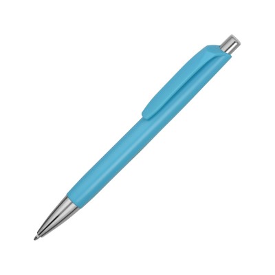 Купить Ручка пластиковая шариковая Gage, голубой с нанесением логотипа