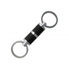 Брелок Advance. Hugo Boss, черный/серебристый