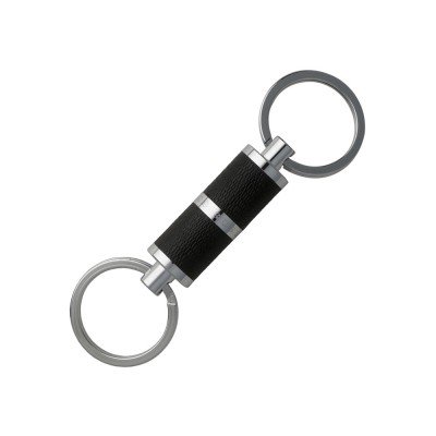 Купить Брелок Advance. Hugo Boss, черный/серебристый с нанесением логотипа