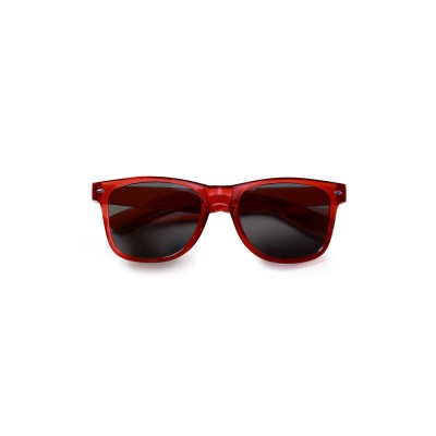 Купить Солнцезащитные очки из переработанного материала RPET, красный с нанесением логотипа