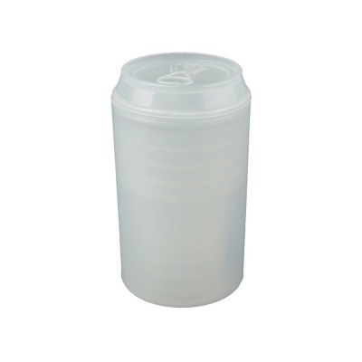 Купить Набор Plastglass: 4 стакана с открывалкой, белый с нанесением логотипа