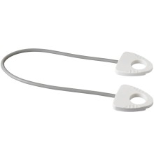 Резинка для занятий йогой Dolphin с ручкой, белый