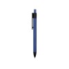 Купить Ручка металлическая soft-touch шариковая Haptic, синий/черный с нанесением логотипа