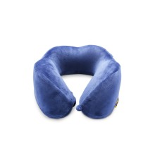 Подушка для путешествий с эффектом памяти, с капюшоном Hooded Tranquility Pillow, синий