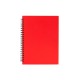 Купить Блокнот VALLE, красный с нанесением логотипа