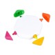 Купить Маркер Квадрат 4-цветный на водной основе с нанесением логотипа
