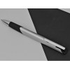 Купить Ручка шариковая трехгранная UMA TRIANGLE, серебристый с нанесением логотипа