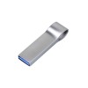 Купить USB 2.0-флешка на 32 Гб с мини чипом, компактный дизайн, боковое отверстие для цепочки с нанесением логотипа