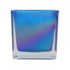 Купить Свеча парафиновая парфюмированная в стекле Palo, синяя с нанесением логотипа