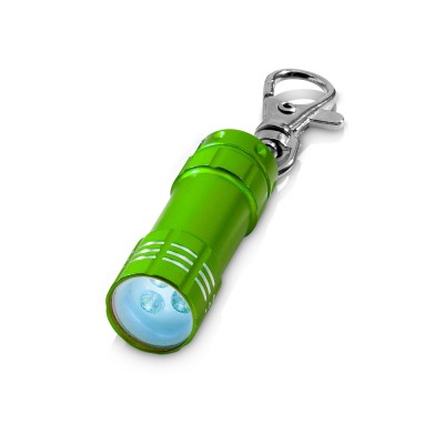 Купить Брелок-фонарик Astro, зеленый с нанесением