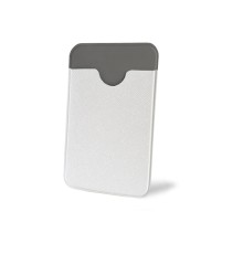 Чехол-картхолдер Favor на клеевой основе на телефон для пластиковых карт и и карт доступа, белый