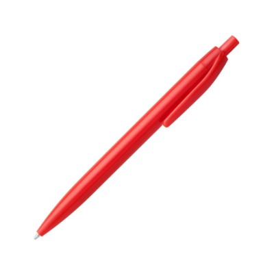 Купить Ручка пластиковая шариковая STIX, синие чернила, красный с нанесением логотипа