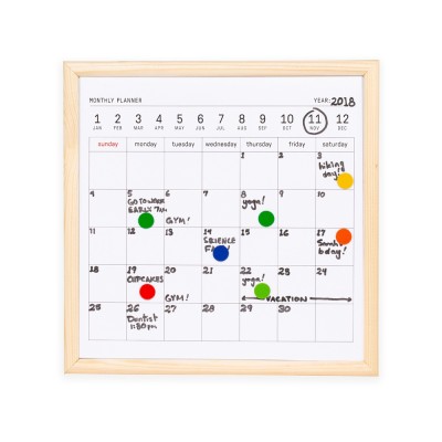 Купить Календарь для заметок с маркером Whiteboard calendar с нанесением