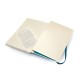 Купить Записная книжка Moleskine Classic Soft (в линейку), Large (13х21см), бирюзовый с нанесением логотипа