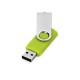 Купить Флеш-карта USB 2.0 16 Gb Квебек, зеленое яблоко с нанесением логотипа