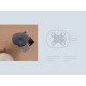Купить Портативная акустика Rombica Mysound Tito 2C, темно-серый с нанесением логотипа