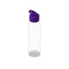 Купить Бутылка для воды Plain 2 630 мл, прозрачный/фиолетовый с нанесением логотипа