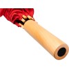 Купить 23-дюймовый автоматический зонт Alina из переработанного ПЭТ-пластика, красный с нанесением логотипа