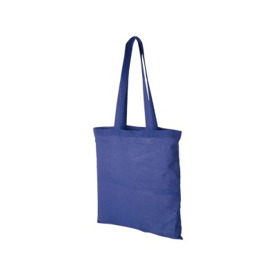 Купить Хлопковая сумка Madras, ярко-синий с нанесением