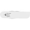 Купить Универсальный переходник Smarty (Micro USB / Lightning / Type C), белый с нанесением логотипа