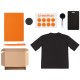 Купить Welcome pack Simple kit, оранжевый с нанесением логотипа