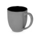 Купить Кружка керамическая Gracy 450мл, серый/черный с нанесением логотипа