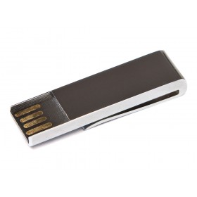 USB-флешка на 32 Гб в виде зажима для купюр, серебро