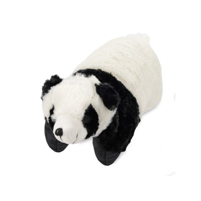 Купить Подушка под голову Панда. С помощью липучки превращается в мягкую игрушку с нанесением