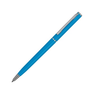 Купить Ручка шариковая Наварра, голубой с нанесением